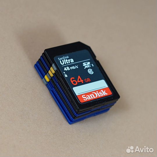 Новые карты памяти SanDisk sdxc 64 Gb