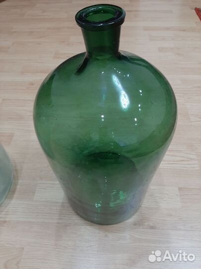 Бутыль стеклянная 20 литров, пробки из стекла