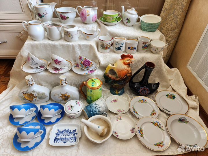 Старая посуда фарфор, керамика период СССР