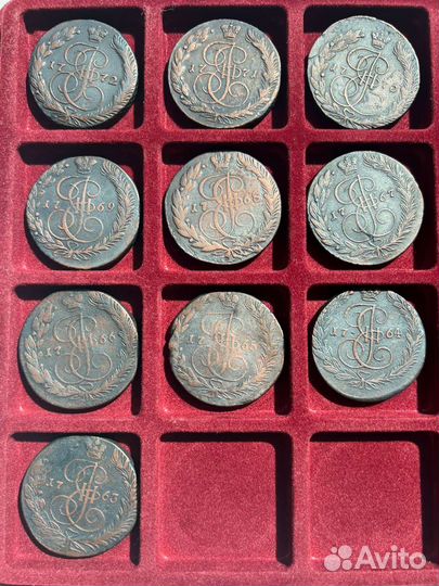 Пятаки Екатерины второй