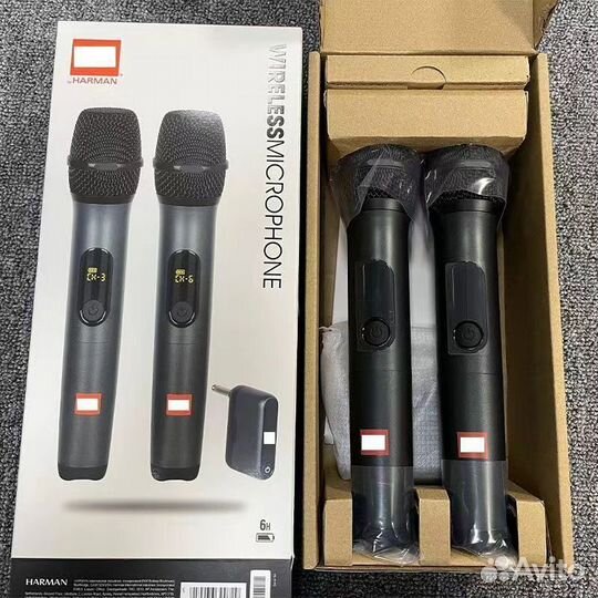 Микрофон беспроводной jbl 2 шт комплект