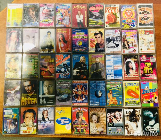 Аудиокассеты, видеокассеты, DVD диски с записью