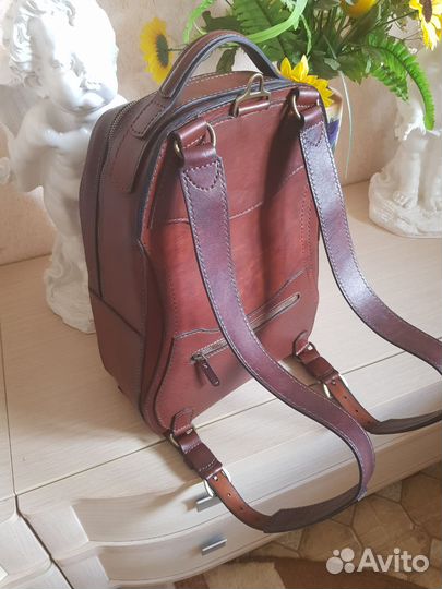 Рюкзак натуральная кожа ручная работа