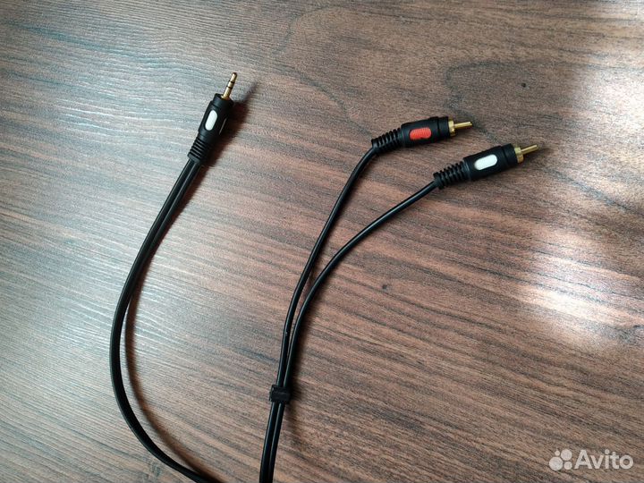 Аудио кабель 3 5 мм джек тюльпаны