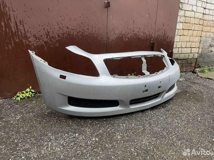 Бампер передний с решёткой infiniti G35 G37 седан