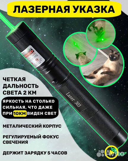 Лазер мощный 303