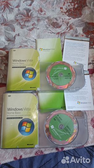 Windows Vista Home Basic, 2 штуки
