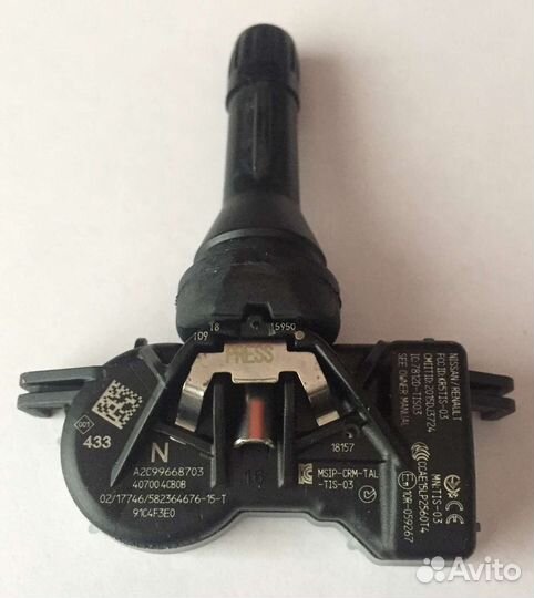 Комплект датчиков давления в шины 40700-4CB0B