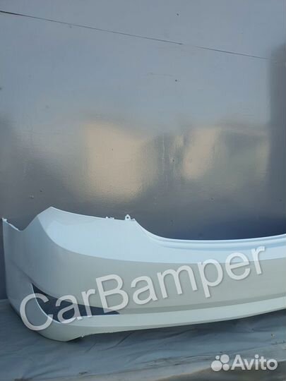 Hyundai Solaris бампер задний Cristal White 2015г
