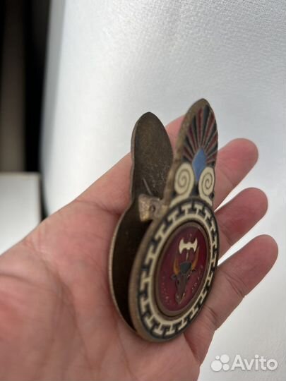 Зажим для бумаг греция сувенир