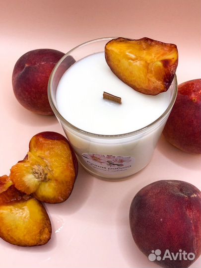 Ароматическая свеча из кокосового воска