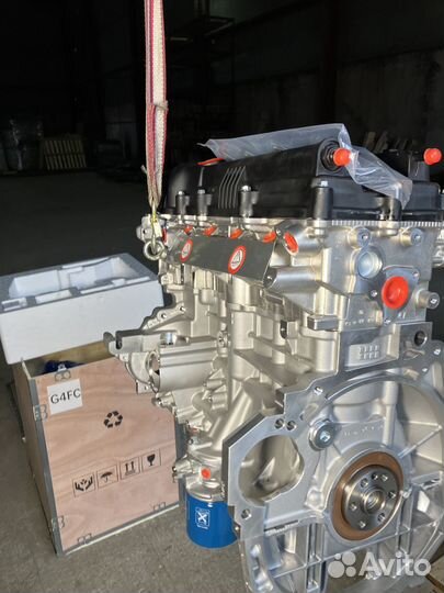 Новый двигатель на hyunda Accent Kia G4FC