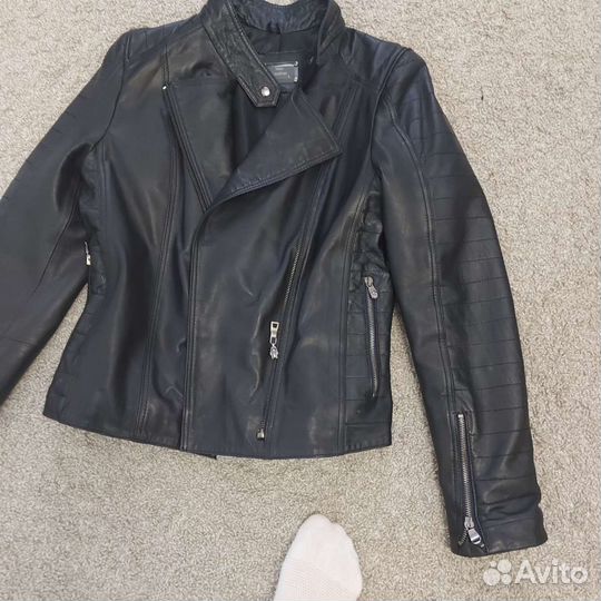 Куртка кожаная
