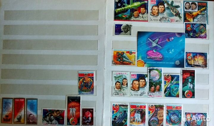 Марки импортные и СССР. 1960-90 гг