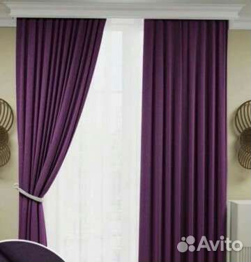 Шторы. Комплект. С тюлью. Разные
