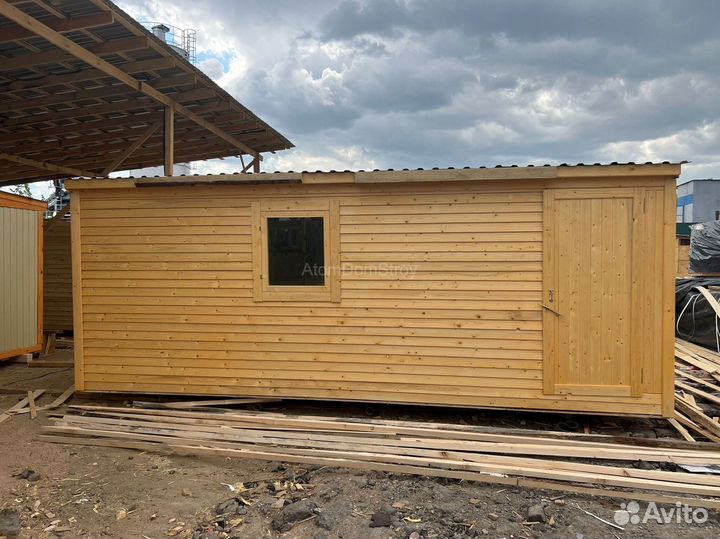 Вагончик с надежной крышей