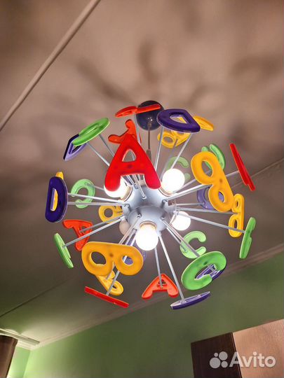 Люстра буквы