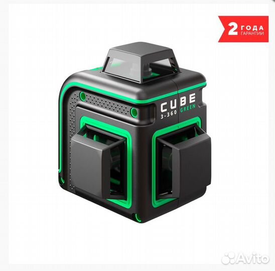 Лазерный уровень ADA cube 3-360 green