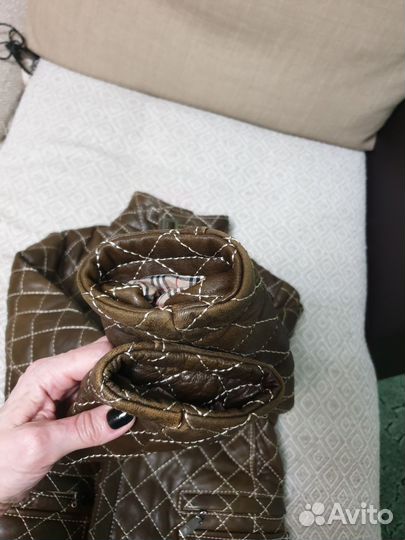 Куртка кожаная 8 лет