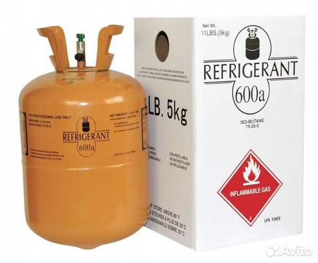Фреон R600a (6,5 кг)