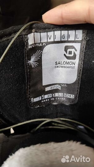 Сноубордические ботинки Salomon на 36 размер