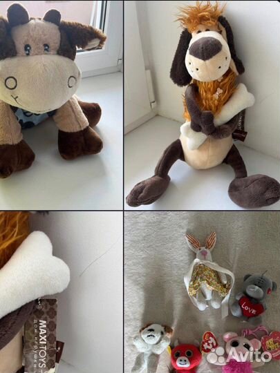 Мягкие игрушки разные новые бу