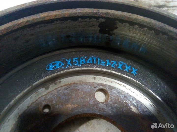 Тормозной барабан Hyundai Elantra 3 2000-2006