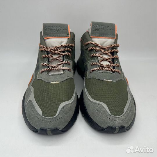 Кроссовки Adidas Nite Jogger Greey Grey Orange