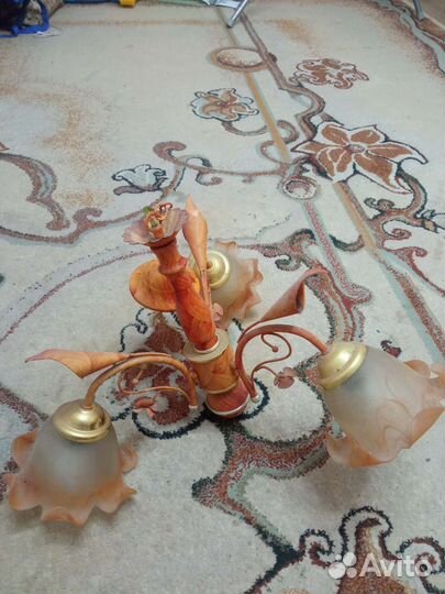 Люстра потолочная бу