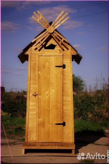 Дачный туалет с установкой SKU006