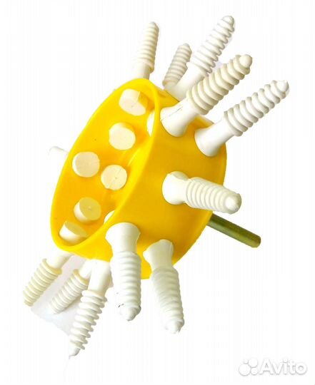 Насадка на дрель для ощипа кур, уток, гусей