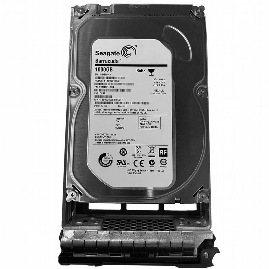 [0GTP0] Жесткий Диск Dell 1tb Sata3 3,5" Hdd 0gtp0