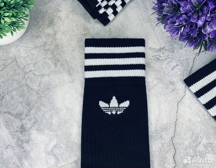 Носки Adidas оригинал чёрные