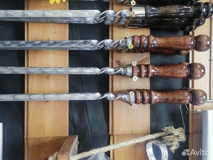 Шампур 6шт нож 1шт чехол 1шт