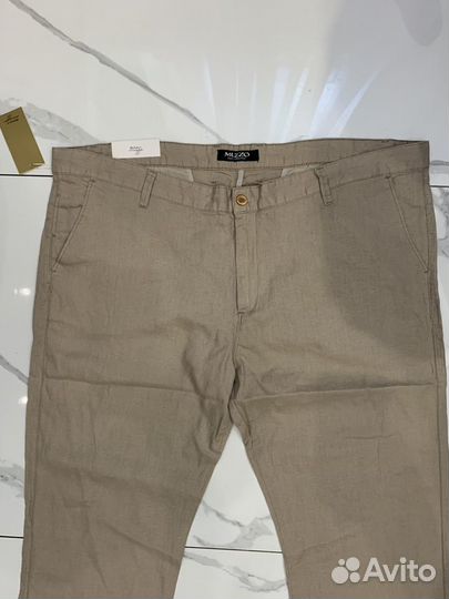 Мужские оригинальные льняные брюки Больших размеро