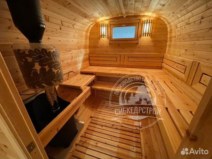 Баня-бочка от производителя 