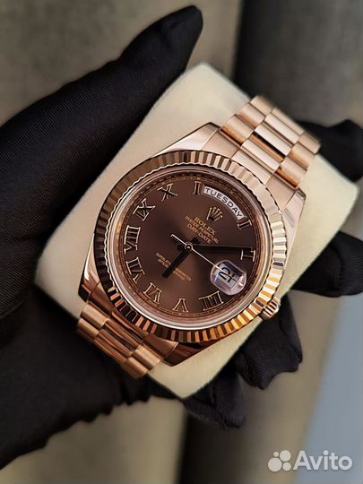 Часы Rolex Day-Date II Everose Gold 41mm Chocolate