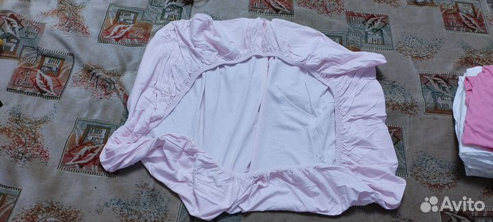 Простынь детская на резинке 120 60