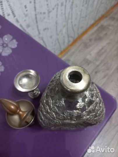 Графин ковка в стекле с рюмками