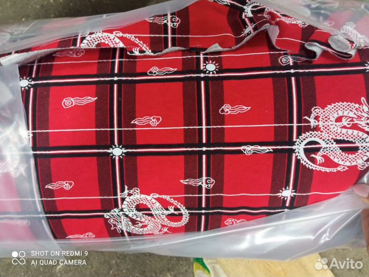 Отрез ткани кулирка, футер