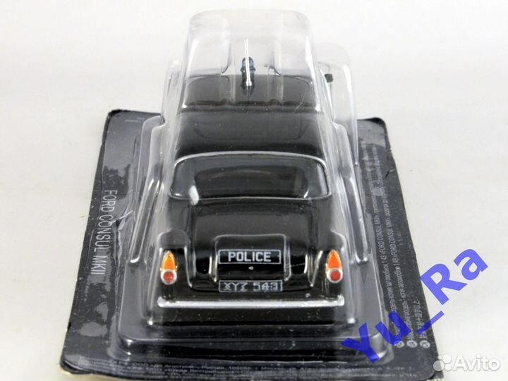 Ford Consul II Полиция Англии №19 1:43 Yu-Ra