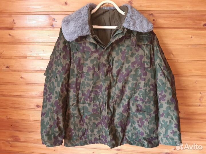 Бушлат в камуфляже слива