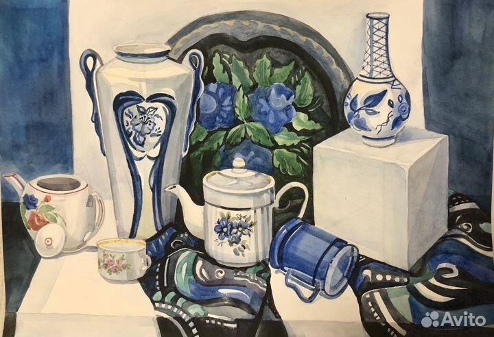 Картина акварель 30x40