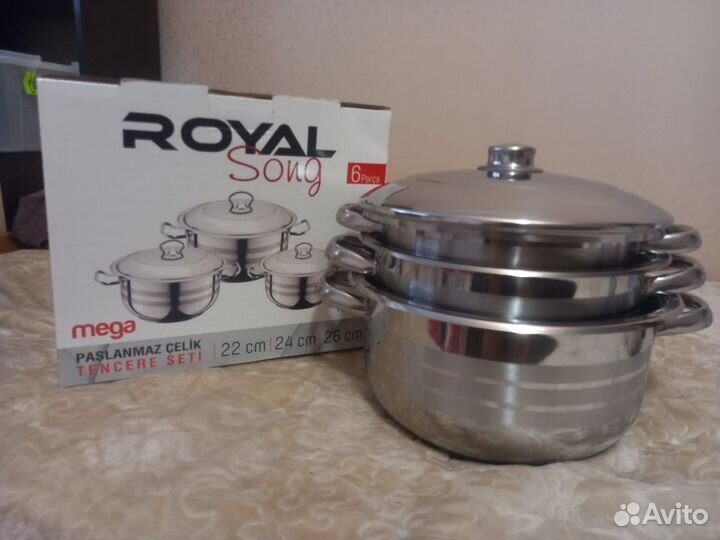 Набор кастрюль из нержавейки