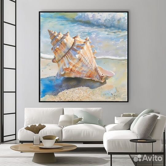 Интерьерная картина маслом Морское сокровище