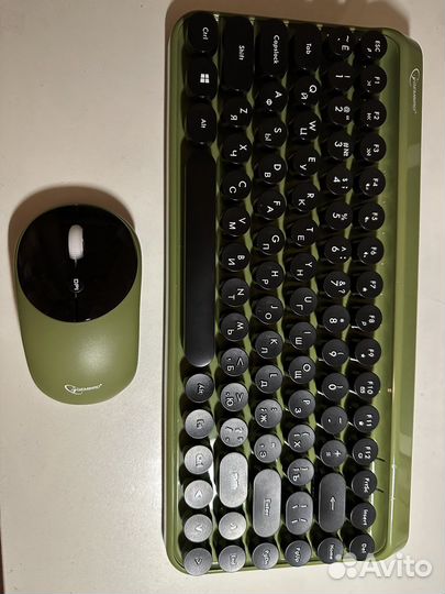 Беспроводная клавиатура и мышь gembird