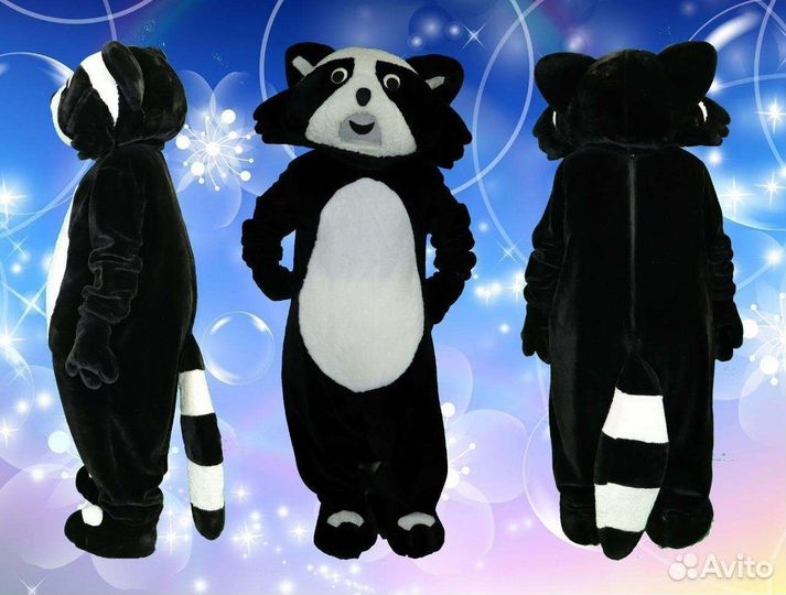 Ростовая кукла Мишка Тедди, Зайка, Енот и другие