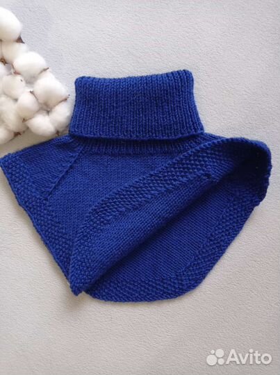 Манишка детская зимняя, шарф, снуд