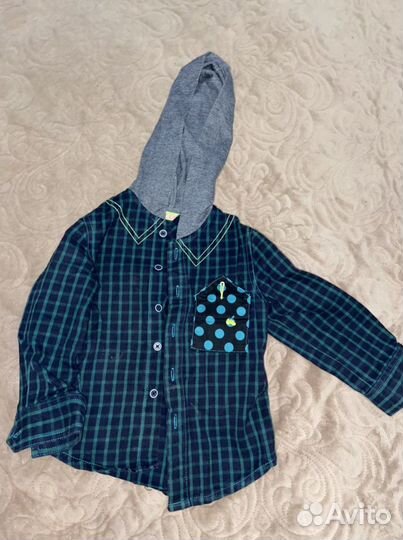 Рубашка джинсовая