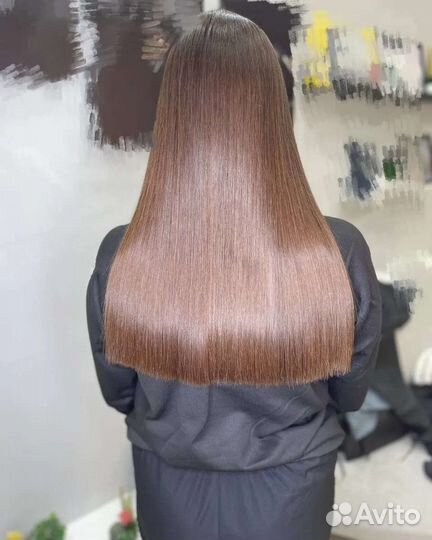 Модель на ботокс, кератин волос